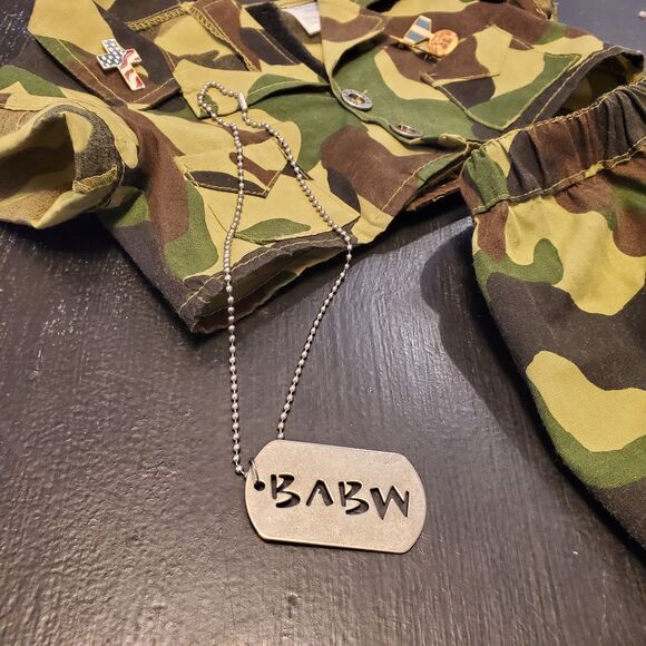 Buid A Bear Army Soldier Outfit With Dog Tags Medals - Picture 3 of 3